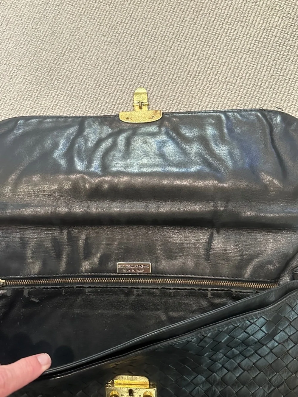 Vintage briefcase Bottega veneta